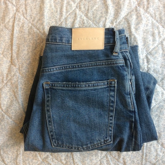 NWOT Everlane Way-High Jean Distressed Blue Wash! - Picture 13 of 16